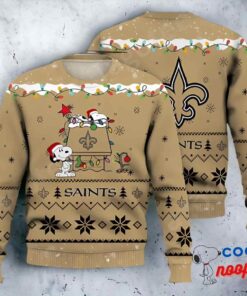 New Orleans Saints Snoopy Nfl Ugly Christmas Sweater 1