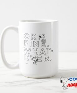 Ok Fine Whatever Snoopy Travel Mug 3