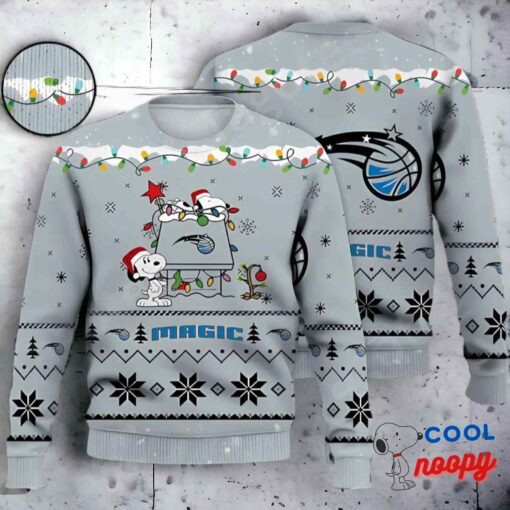 Orlando Magic Snoopy Nba Ugly Christmas Sweater 1