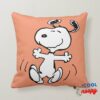 Peanuts A Snoopy Happy Dance Throw Pillow 8