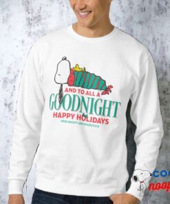 Peanuts And To All A Good Night Sweatshirt 1