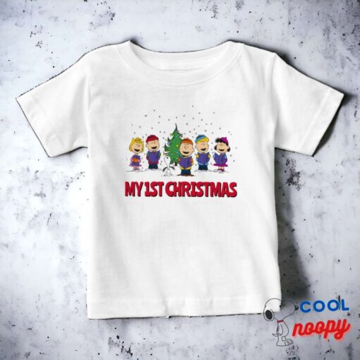Peanuts Around The Christmas Tree Baby T Shirt 15