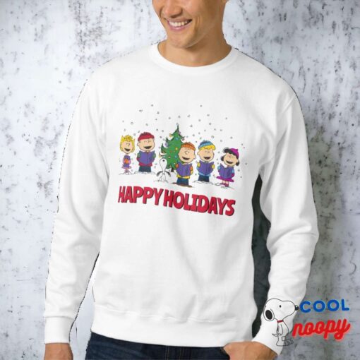 Peanuts Around The Christmas Tree Sweatshirt 1