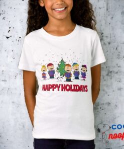 Peanuts Around The Christmas Tree T Shirt 10