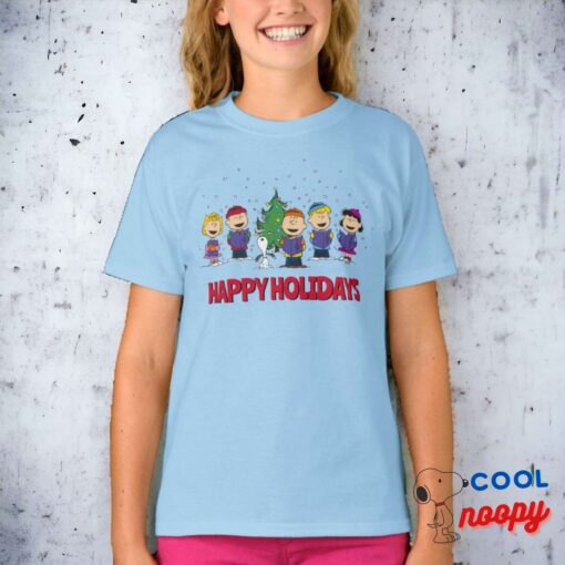 Peanuts Around The Christmas Tree T Shirt 12