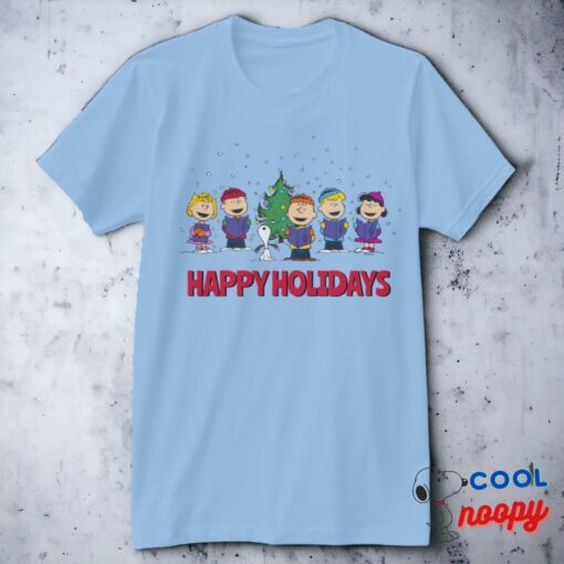 Peanuts Around The Christmas Tree T Shirt 4