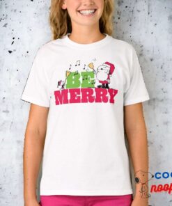 Peanuts Be Merry Christmas T Shirt 4