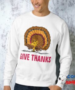 Peanuts Be Thankful Woodstock Turkey Sweatshirt 1