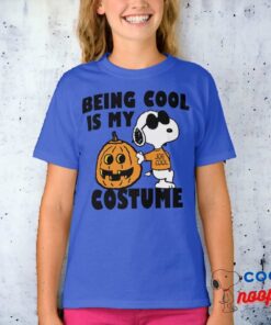 Peanuts Being Cool Is My Costume T Shirt 5