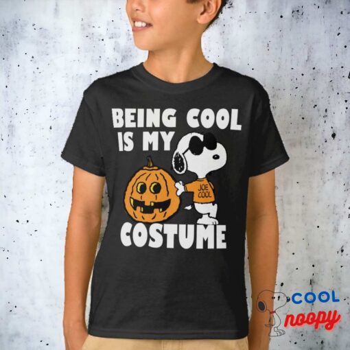 Peanuts Being Cool Is My Costume T Shirt 8