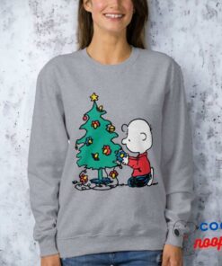 Peanuts Charlie Brown Christmas Lights Sweatshirt 2