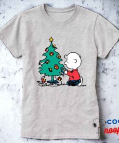 Peanuts Charlie Brown Christmas Lights T Shirt 10