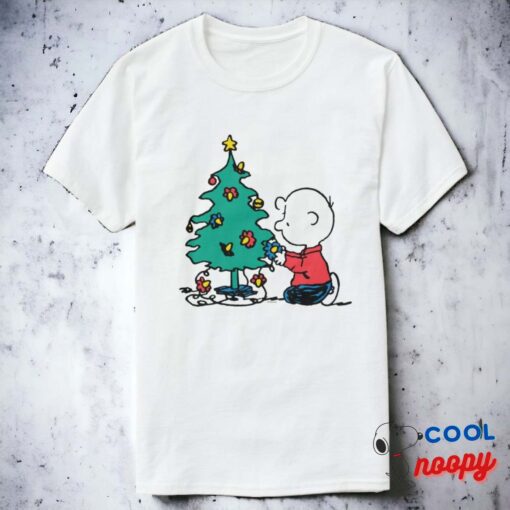 Peanuts Charlie Brown Christmas Lights T Shirt 15