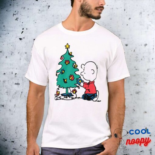 Peanuts Charlie Brown Christmas Lights T Shirt 3