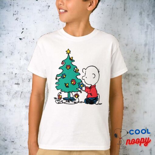 Peanuts Charlie Brown Christmas Lights T Shirt 9