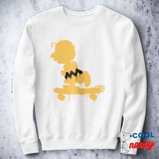 Peanuts Charlie Brown Graffiti Sweatshirt 1
