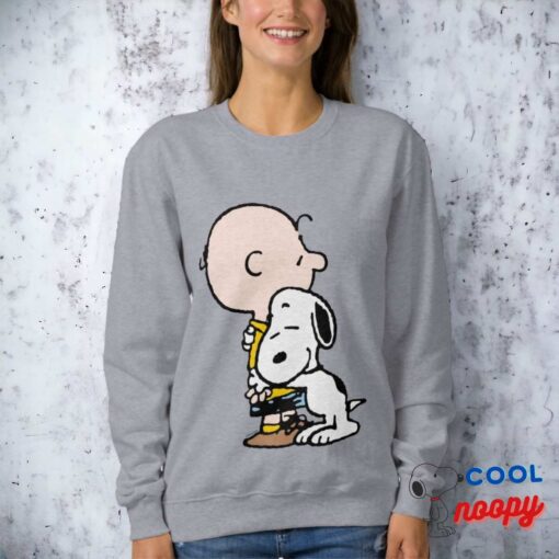 Peanuts Charlie Brown Snoopy Hug Sweatshirt 6
