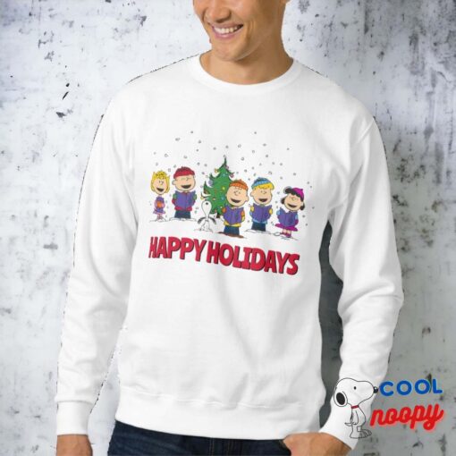 Peanuts Christmas Caroling Sweatshirt 4