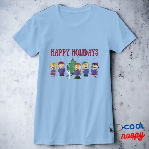 Peanuts Christmas Caroling T Shirt 2