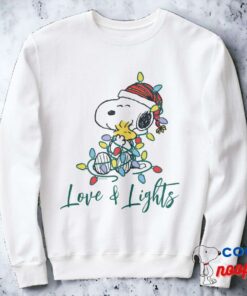 Peanuts Christmas Love And Lights Sweatshirt 1