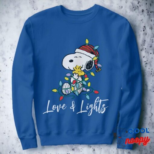 Peanuts Christmas Love And Lights Sweatshirt 5