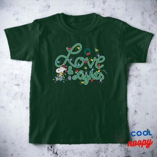 Peanuts Christmas Love And Lights T Shirt 5