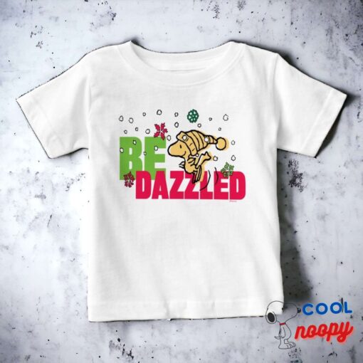 Peanuts Christmas Woodstock Be Dazzled Baby T Shirt 15