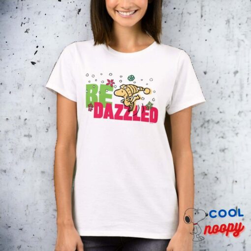 Peanuts Christmas Woodstock Be Dazzled T Shirt 11