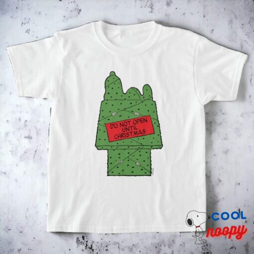 Peanuts Do Not Open Until Christmas T Shirt 6