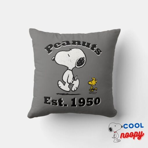 Peanuts Est 8950 Throw Pillow 4