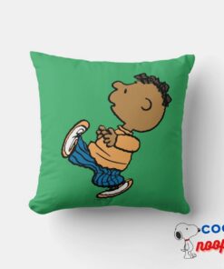 Peanuts Franklin Kick Throw Pillow 6