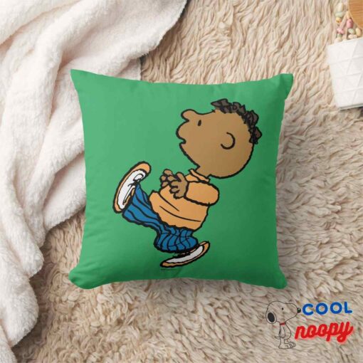Peanuts Franklin Kick Throw Pillow 8