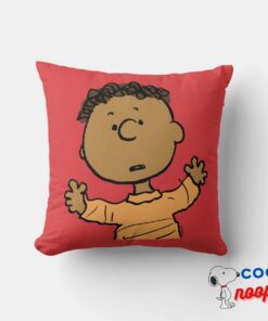 Peanuts Franklin Look Throw Pillow 6