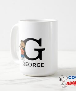 Peanuts Franklin Name Monogram G Mug 2