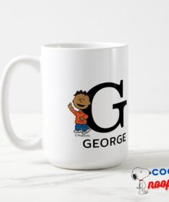 Peanuts Franklin Name Monogram G Mug 4