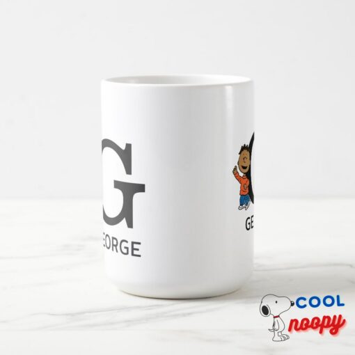 Peanuts Franklin Name Monogram G Mug 5