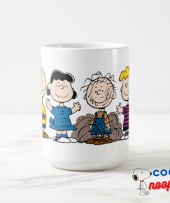 Peanuts Friends In A Row Mug 6