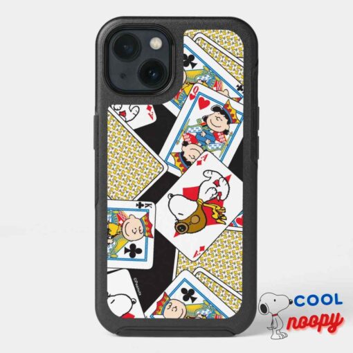 Peanuts Gang Card Deck Pattern Otterbox Iphone Case 8