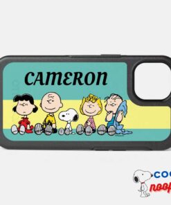 Peanuts Gang Sitting Together Otterbox Iphone Case 8
