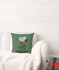 Peanuts Great Outdoor Snoopy Throw Pillow 2