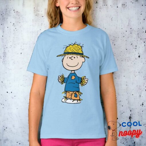 Peanuts Halloween Linus Scarecrow T Shirt 2
