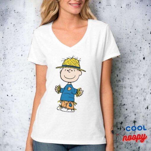 Peanuts Halloween Linus Scarecrow T Shirt 8