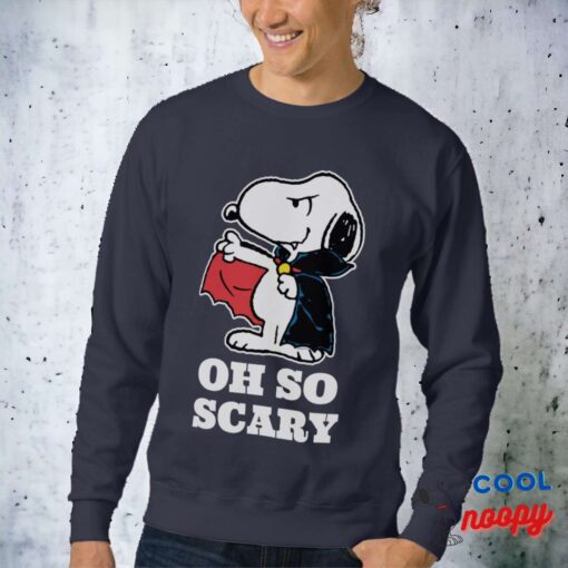 Peanuts Halloween Snoopy Vampire Sweatshirt 8