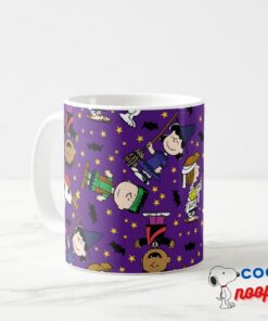 Peanuts Happy Halloween Pattern Coffee Mug 15