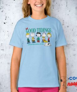 Peanuts Holiday Good Tidings T Shirt 15