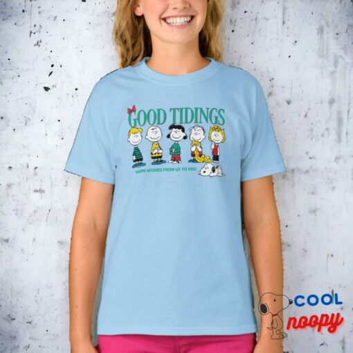 Peanuts Holiday Good Tidings T Shirt 15