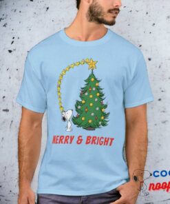 Peanuts Holiday Tree Trimming T Shirt 15