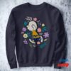 Peanuts In Bloom Charlie Brown Flower Run Sweatshirt 1