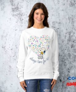 Peanuts In Bloom Snoopy Heart Sweatshirt 10