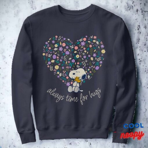 Peanuts In Bloom Snoopy Heart Sweatshirt 11